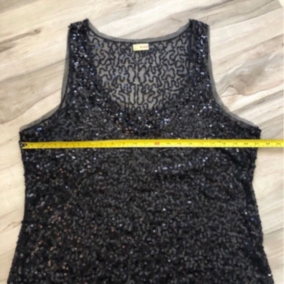 Wildcat Sheer Sequin Black Dress Swim Cover - Picture 5 of 6